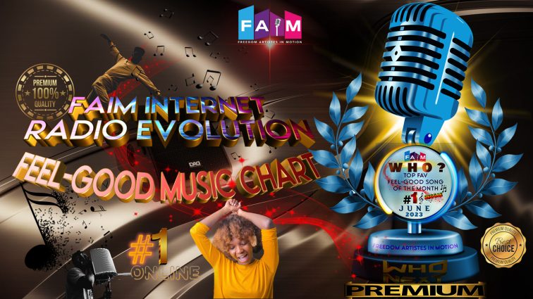 FAIM Hub Feel-Good Music Chart - Jun2023